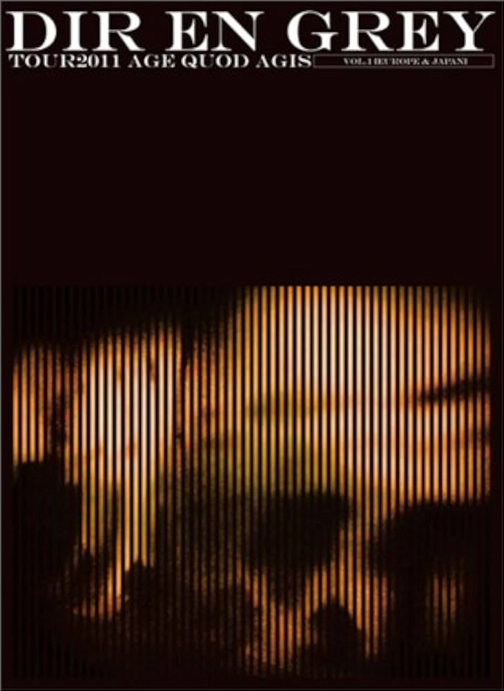 DIR EN GREY TOUR2011 初回生産限定盤 DVD セット Amazon.co.jp: TOUR2011 AGE QUOD AGIS Vol.1 [Europe & Japan